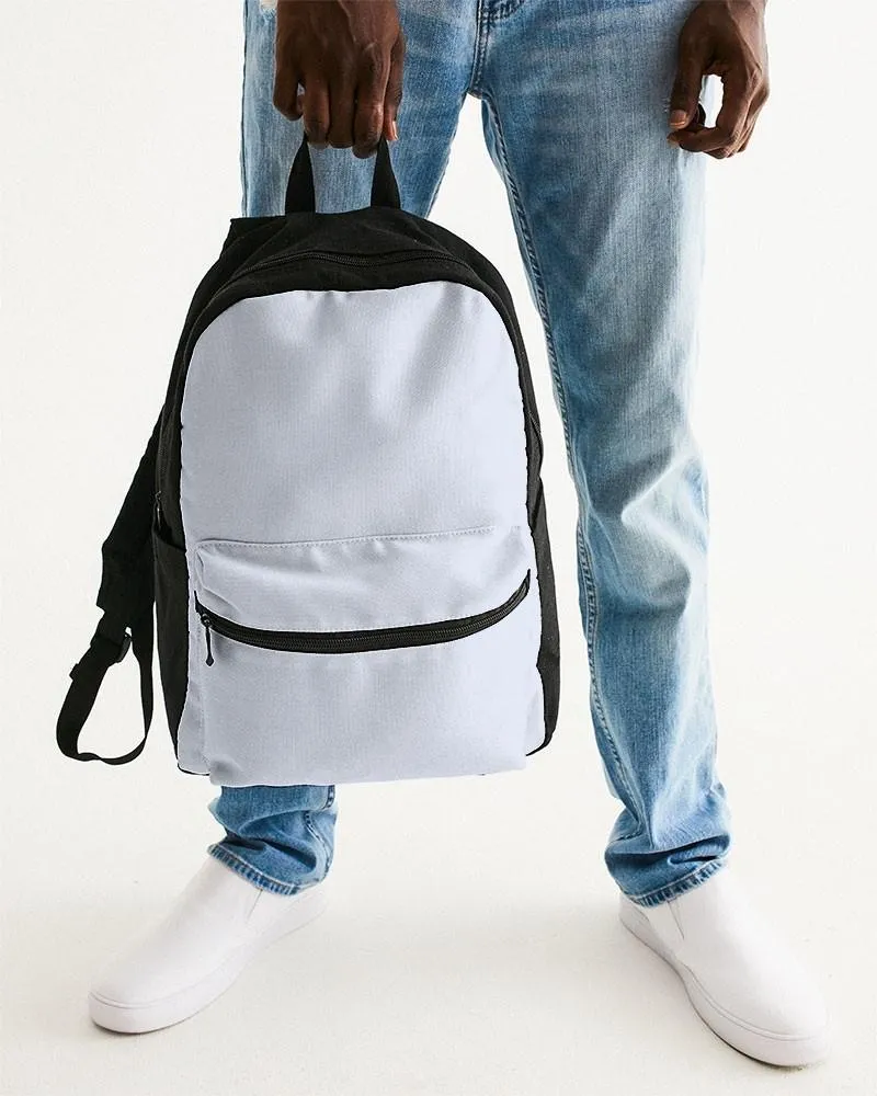 Pale Blue Canvas Backpack | Bright Pale Blue | C10M5Y0K0