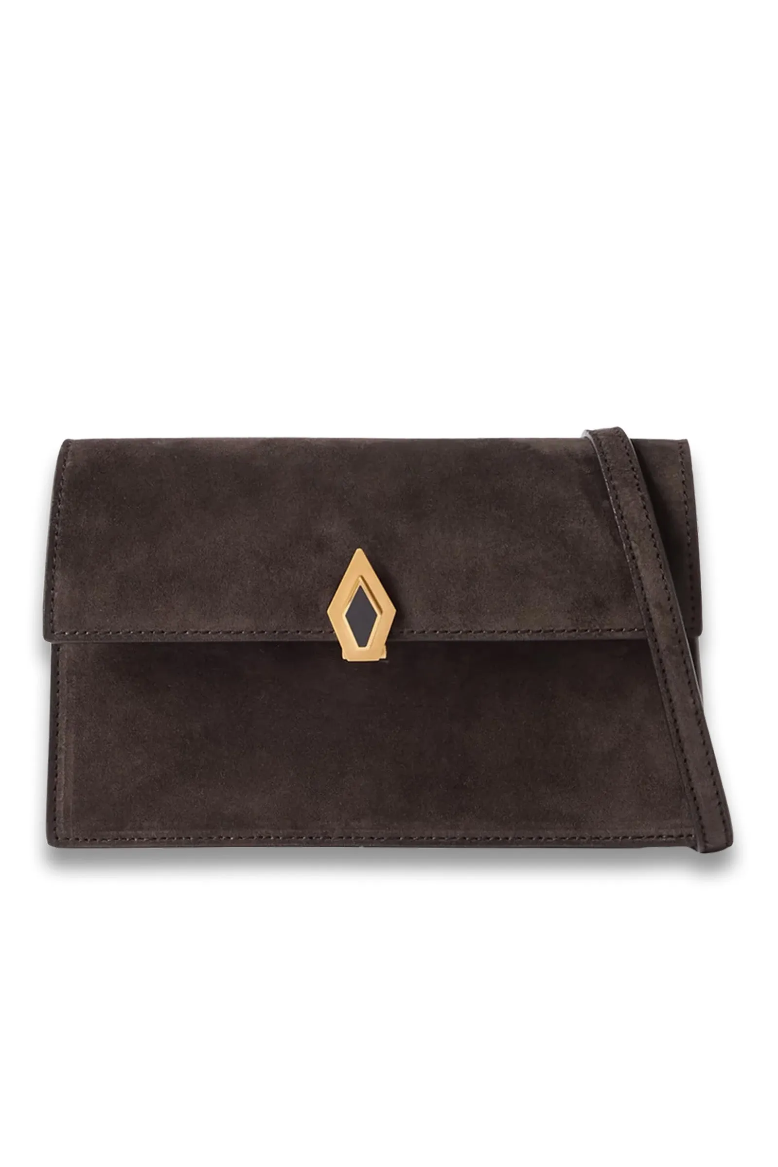 Parallel 22 Small Suede Shoulder Bag