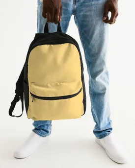 Pastel Orange Yellow Canvas Backpack | Bright Pastel Orange Yellow | C0M15Y60K0