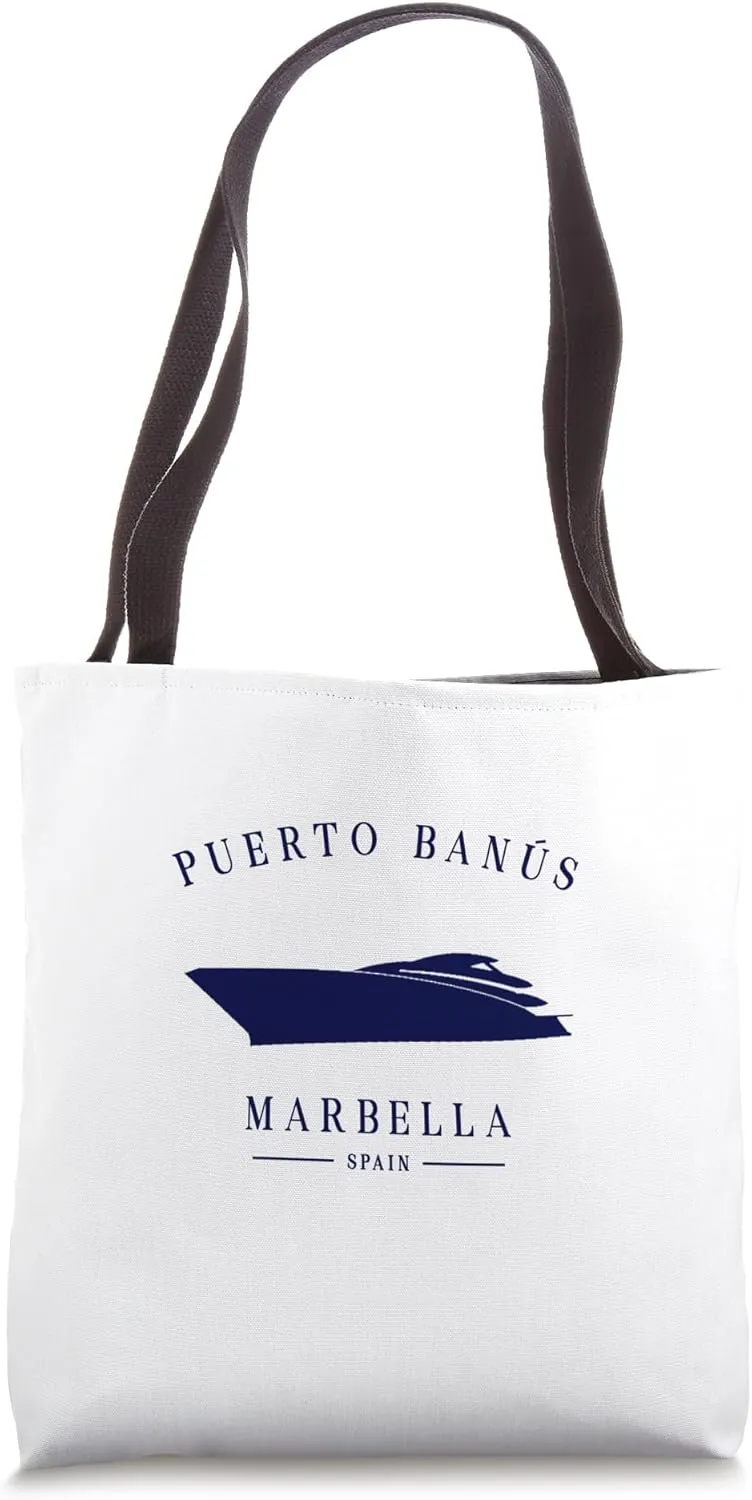 Puerto Bans Marina Marbella Yacht Club Spain Riviera Tote Bag