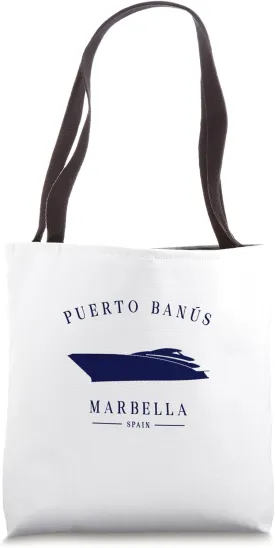 Puerto Bans Marina Marbella Yacht Club Spain Riviera Tote Bag