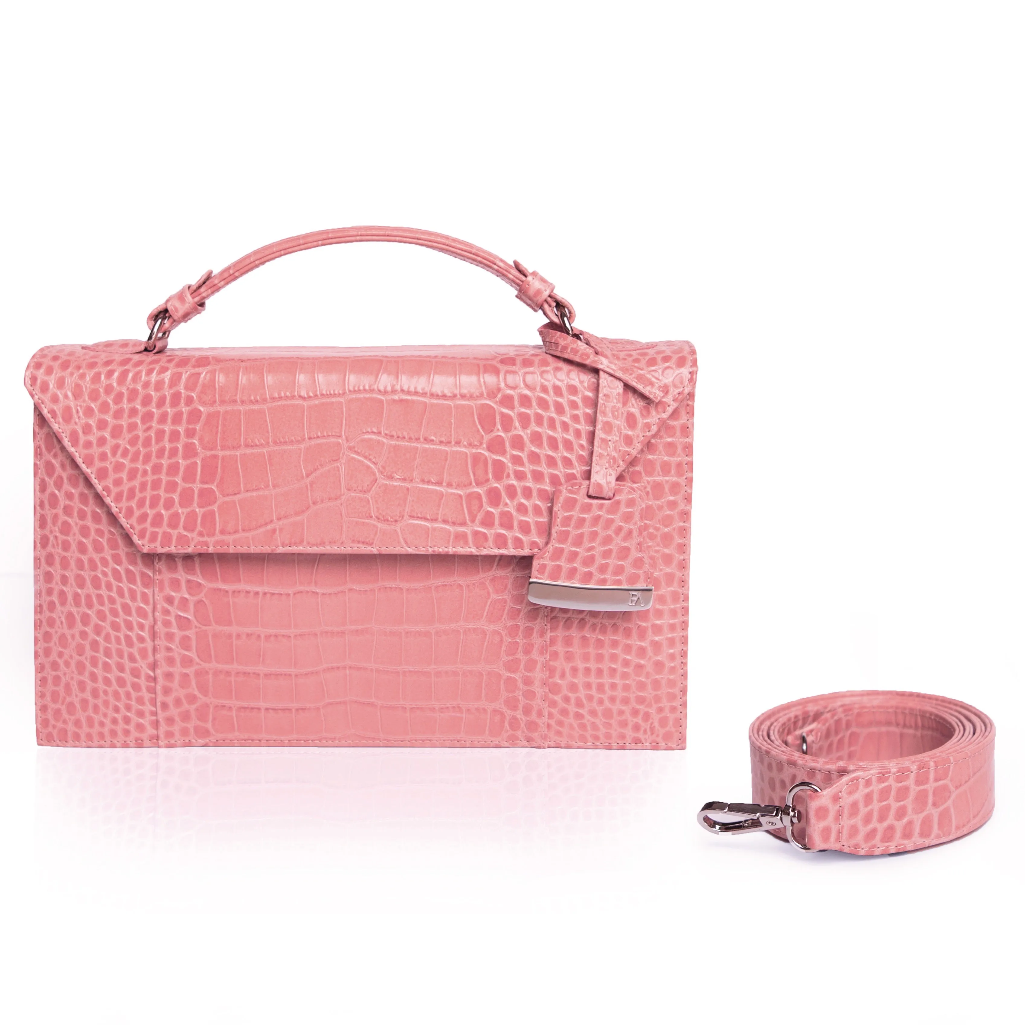 Rose Pink Cynthia Top Handle
