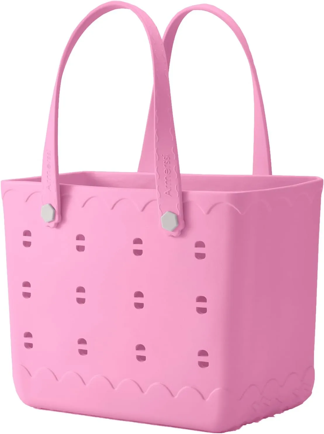 Rubber Beach Bag Waterproof Washable Tip-Proof Durable Tote Bag for Beach Boat Pool and Sports X Large Rubber Tote