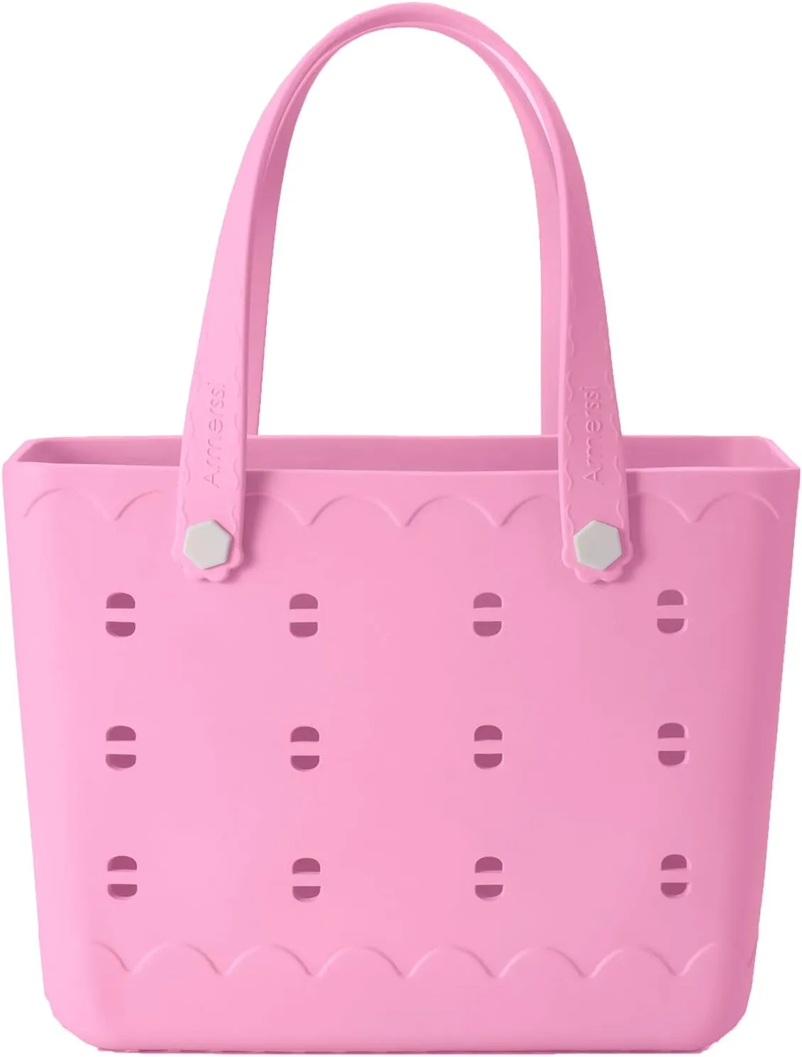 Rubber Beach Bag Waterproof Washable Tip-Proof Durable Tote Bag for Beach Boat Pool and Sports X Large Rubber Tote