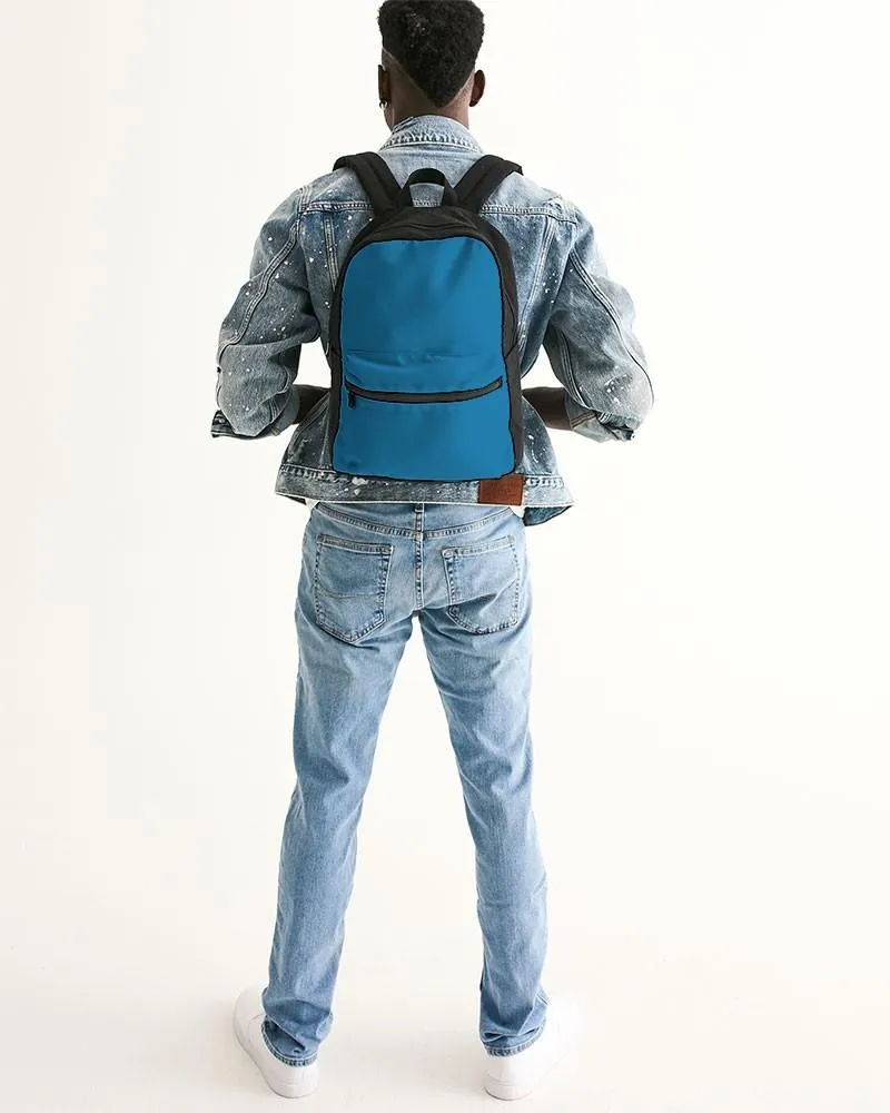 Shaded Cyan Canvas Backpack | C100M25Y0K30
