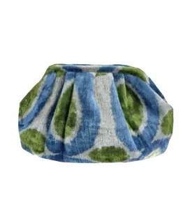 Silk Velvet Ikat Soft Clutch