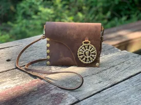 Tally-Ho Leather Clutch