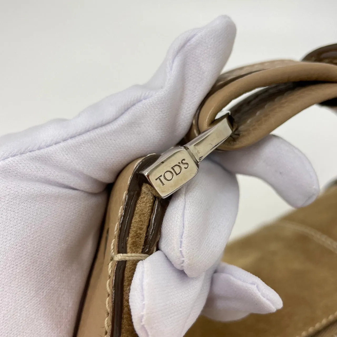 Tod's Shoulder Suede Brown