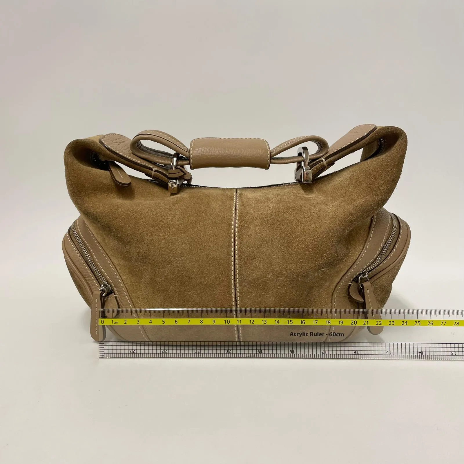 Tod's Shoulder Suede Brown