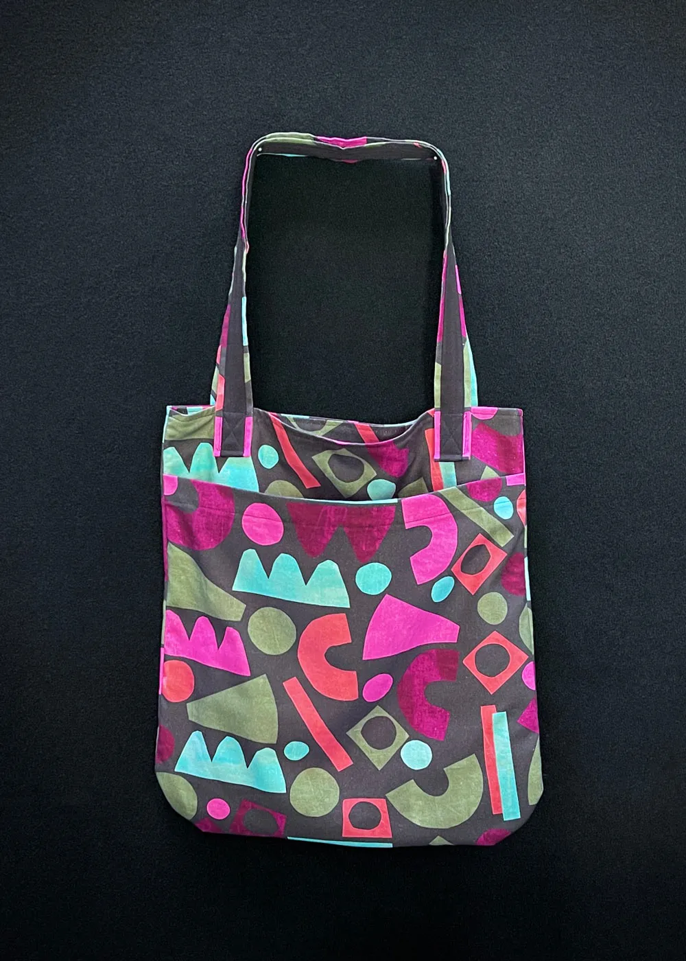 Unstable Balance Black, Cotton Canvas