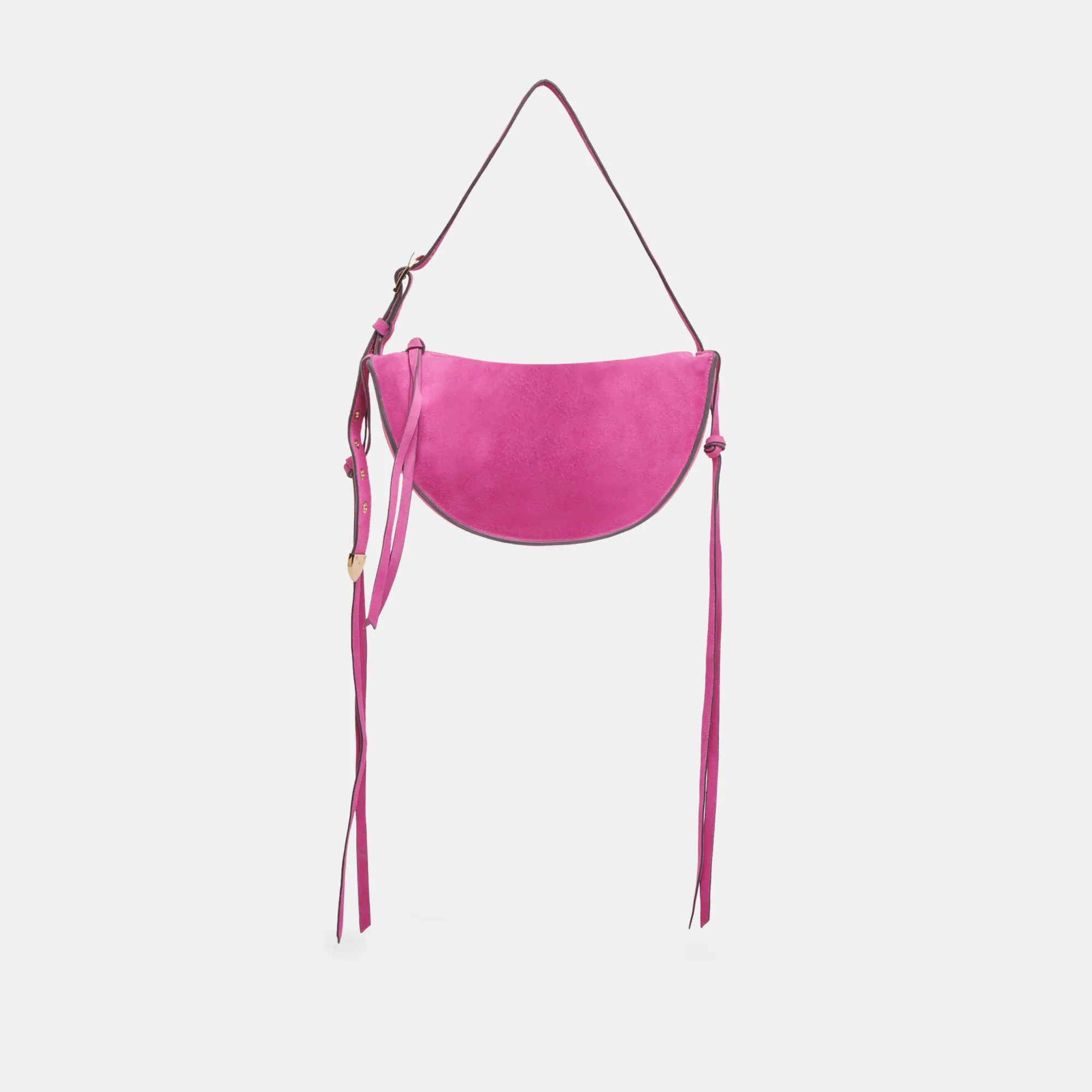 VERONA SHOULDER BAG MAGENTA SUEDE