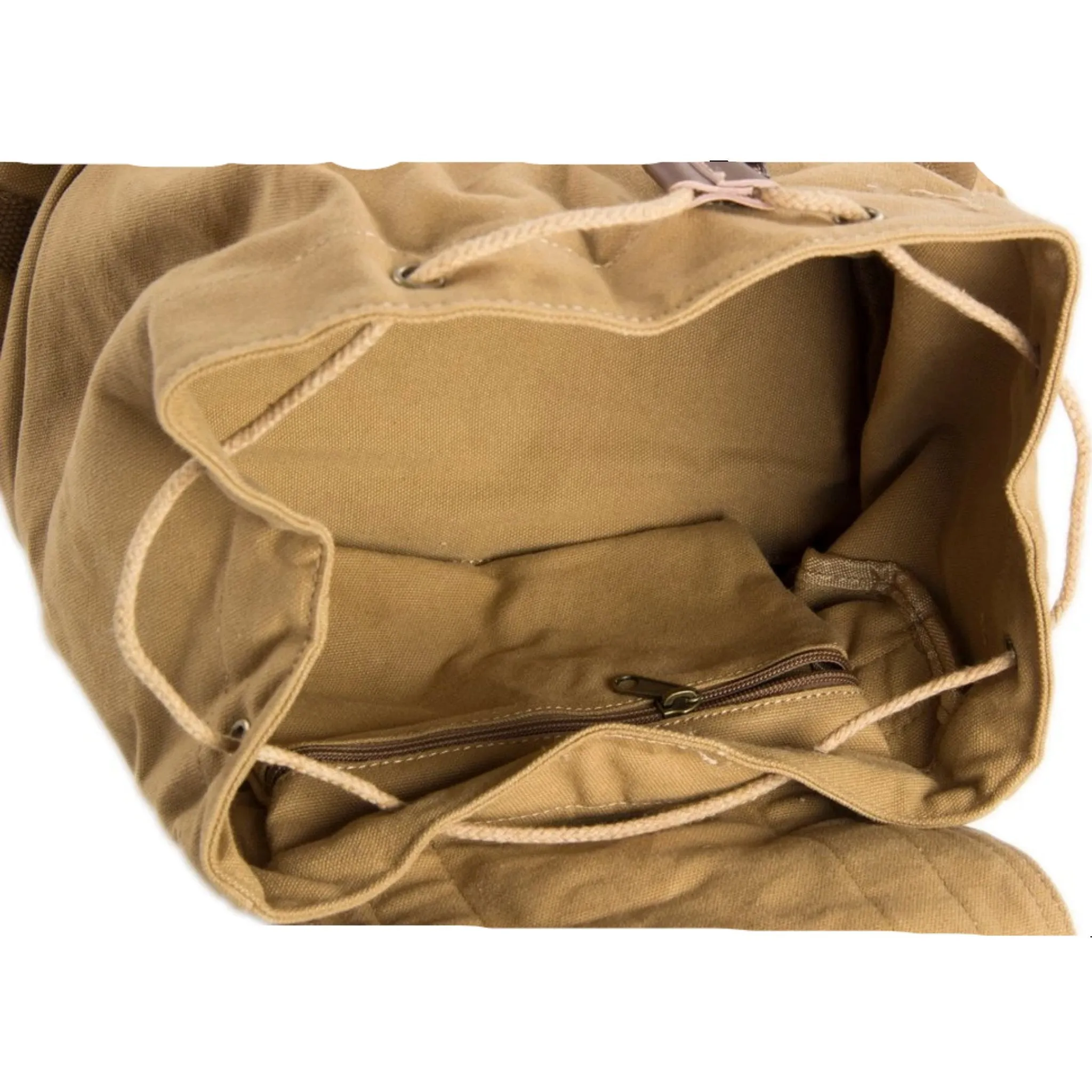 Waxed Canvas DSLR Camera Travel Backpack