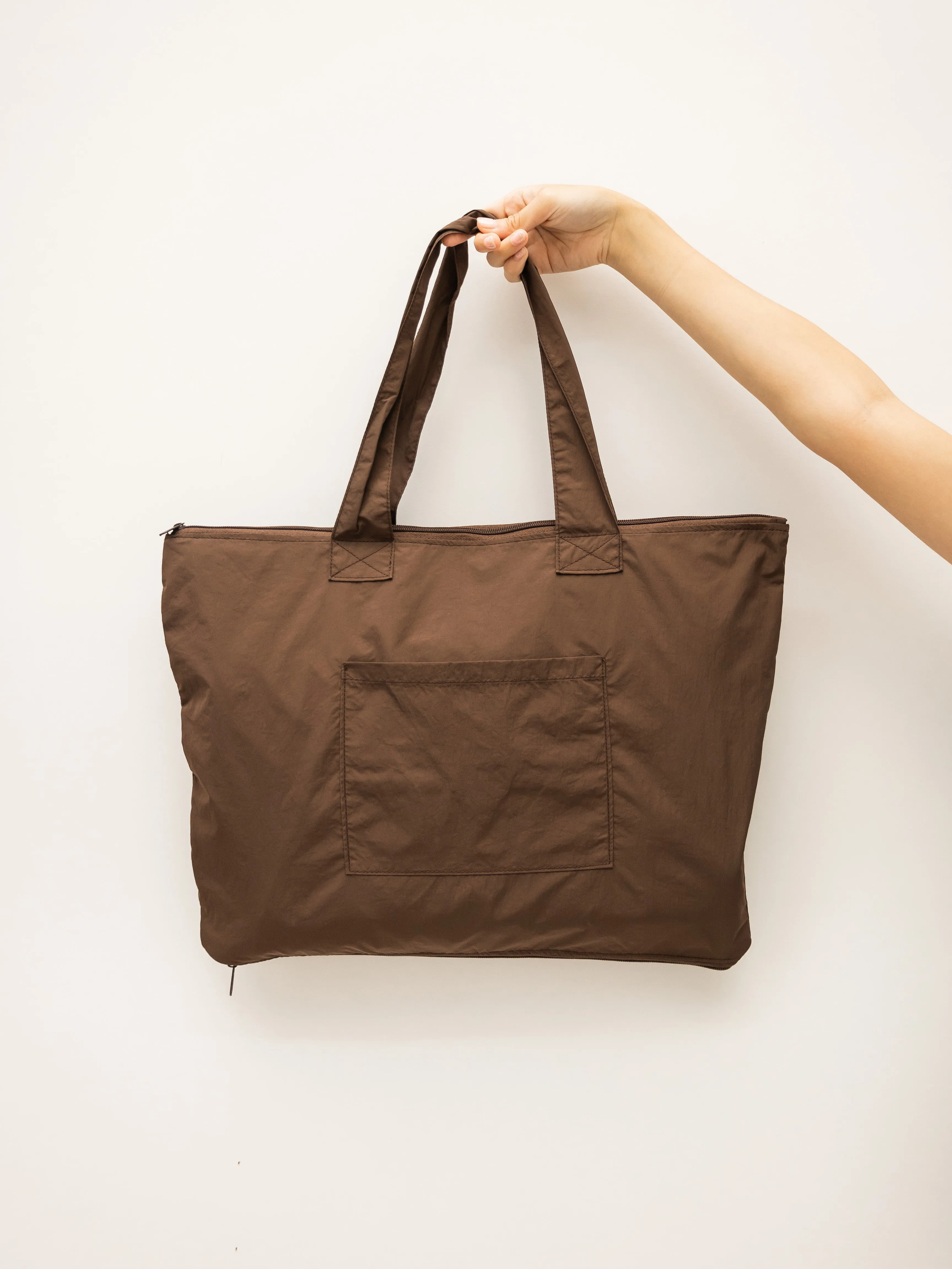 Woodland Rabbit Brown CarryAll Expandable Washable Tote Bag 2.0